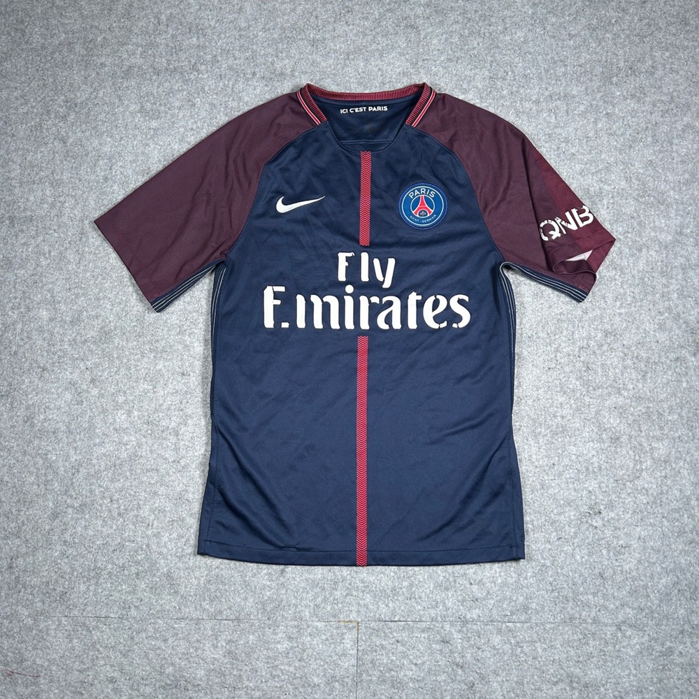 Nike Neymar Jr PSG Jersey Mens Small Blue 10 Home Kit Paris Saint-Germain